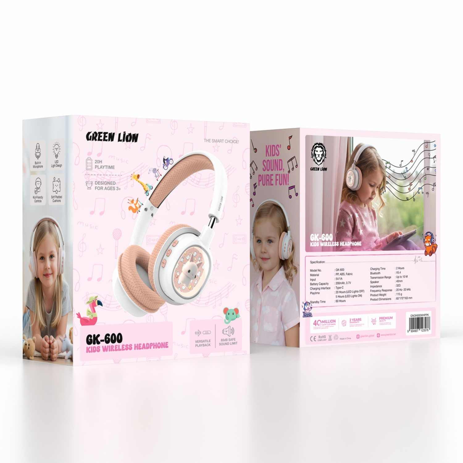 Green Lion GK-600 Kids Headphone