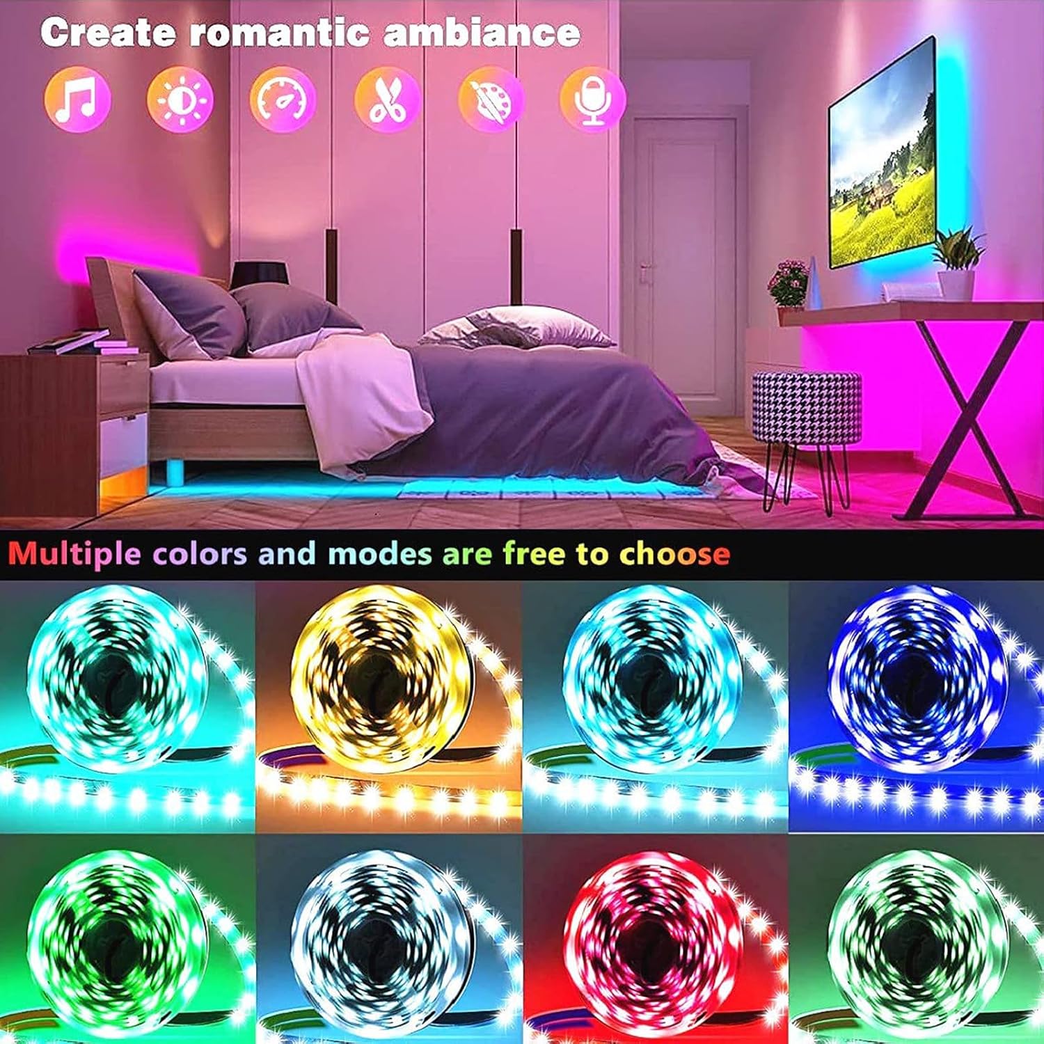 RGB LED Strip Light – 5 Meter