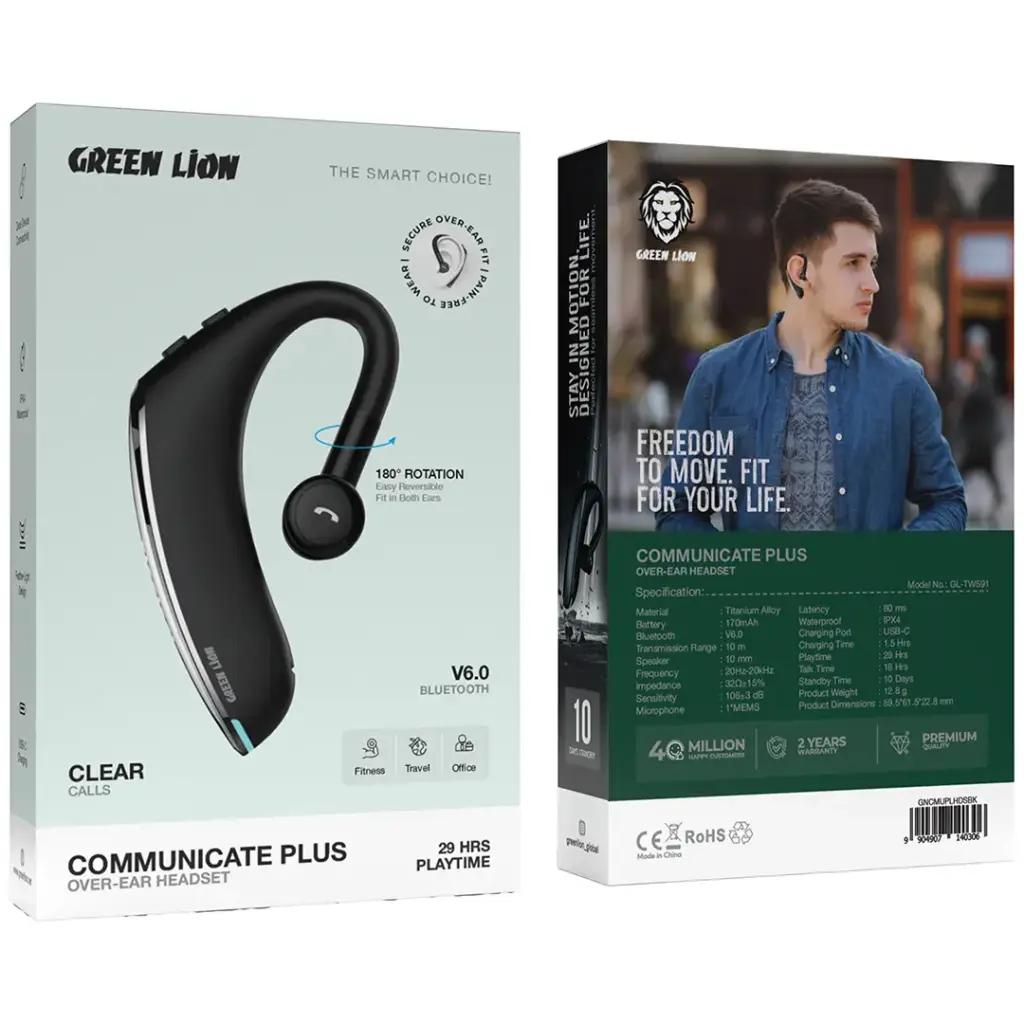 Green Lion Communicate Plus Over-Ear Headset