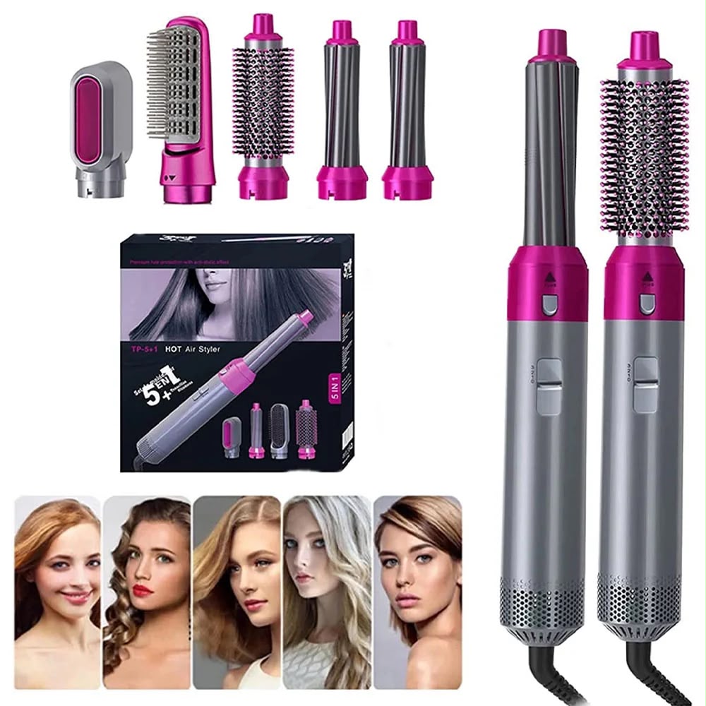 5-In-1 Hot Air Hair Dryer & Styler