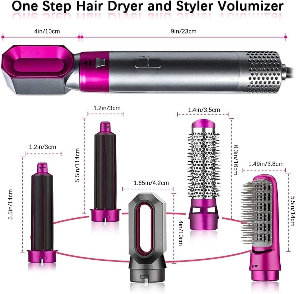 5-In-1 Hot Air Hair Dryer &amp; Styler