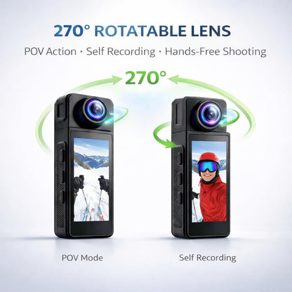 4K WiFi Sports Camera – All-In-One Mount Kit