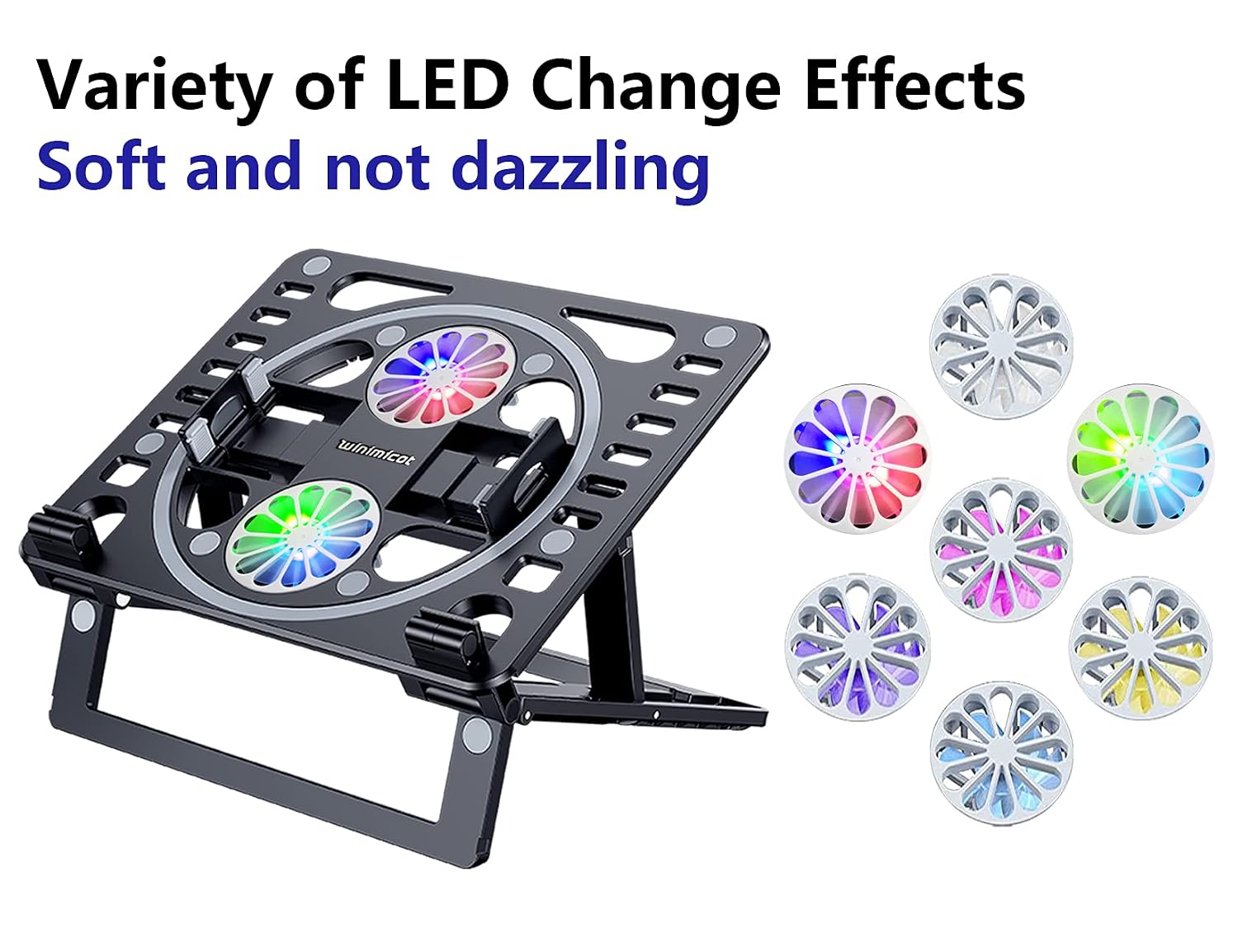 4-In-1 Laptop Cooling Pad Stand