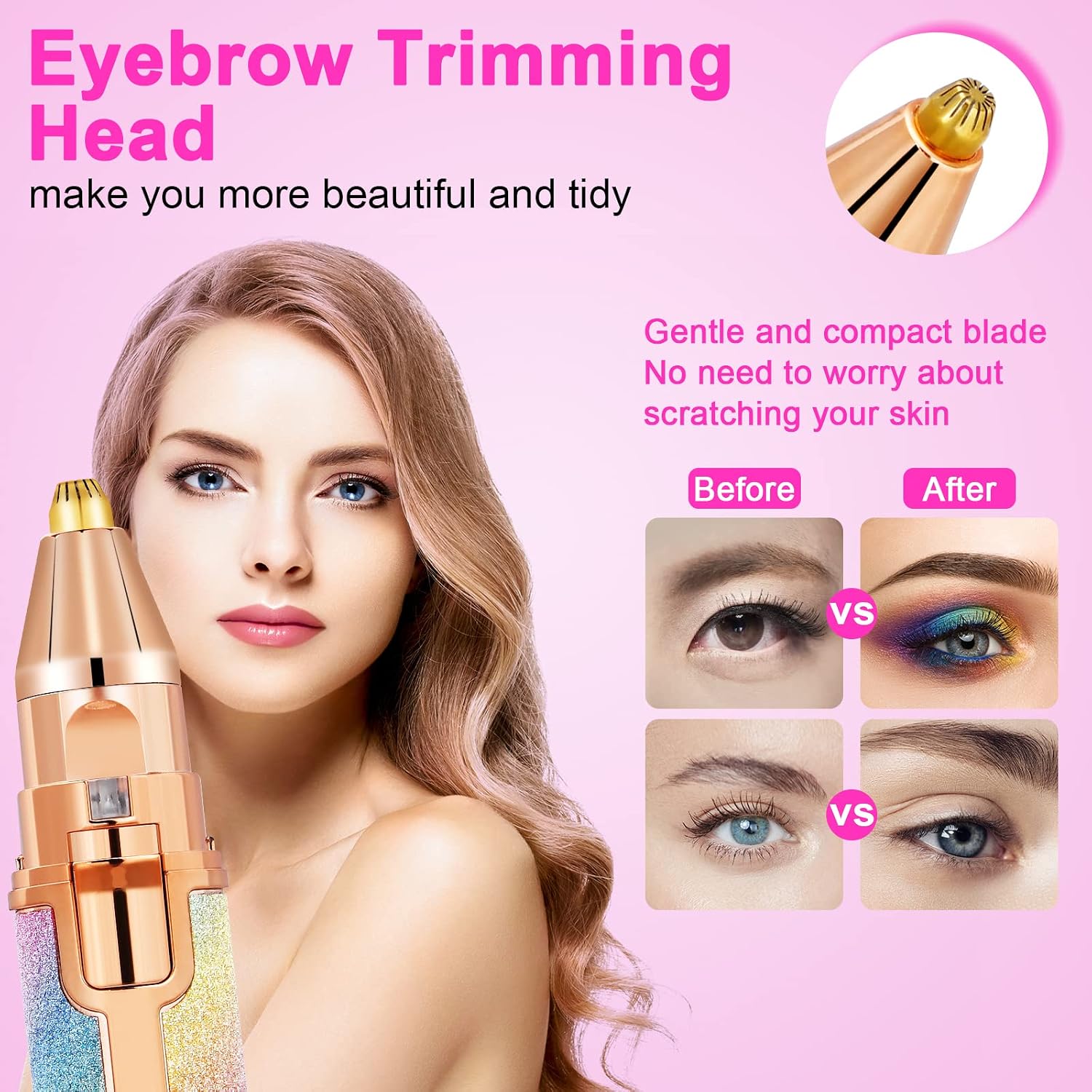 ACWOO 2-In-1 Facial Hair Remover