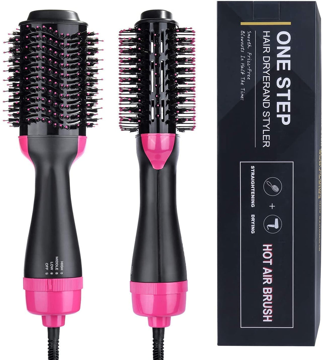 ADWELL 3-In-1 Hot Air Brush