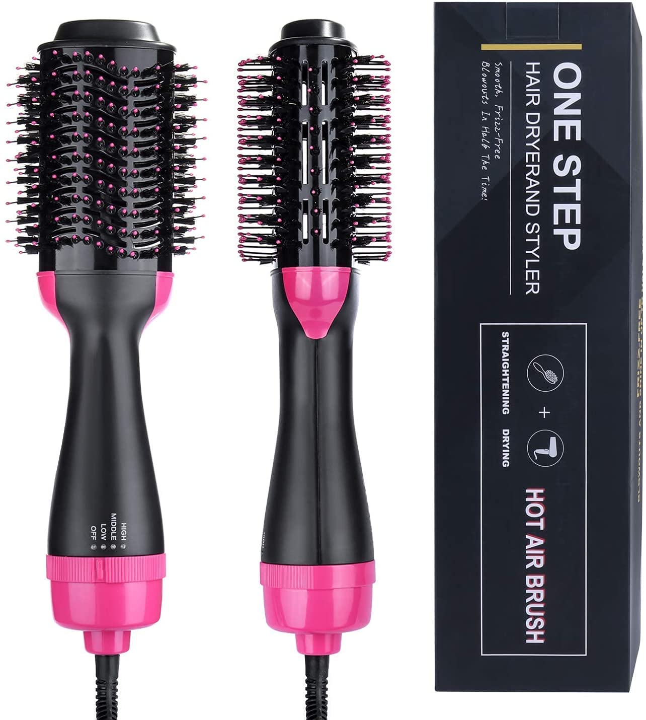 ADWELL 3-In-1 Hot Air Brush