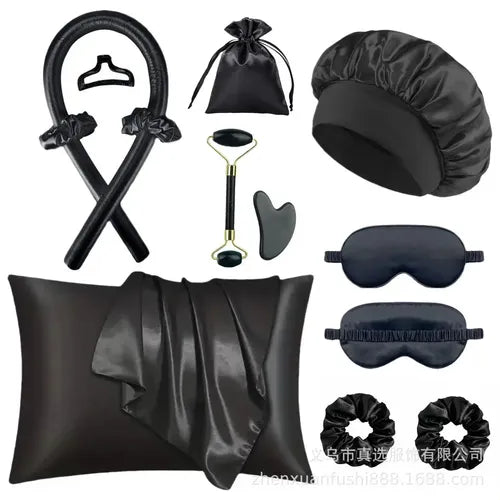 Heatless Hair Curling Set with Sleep Cap