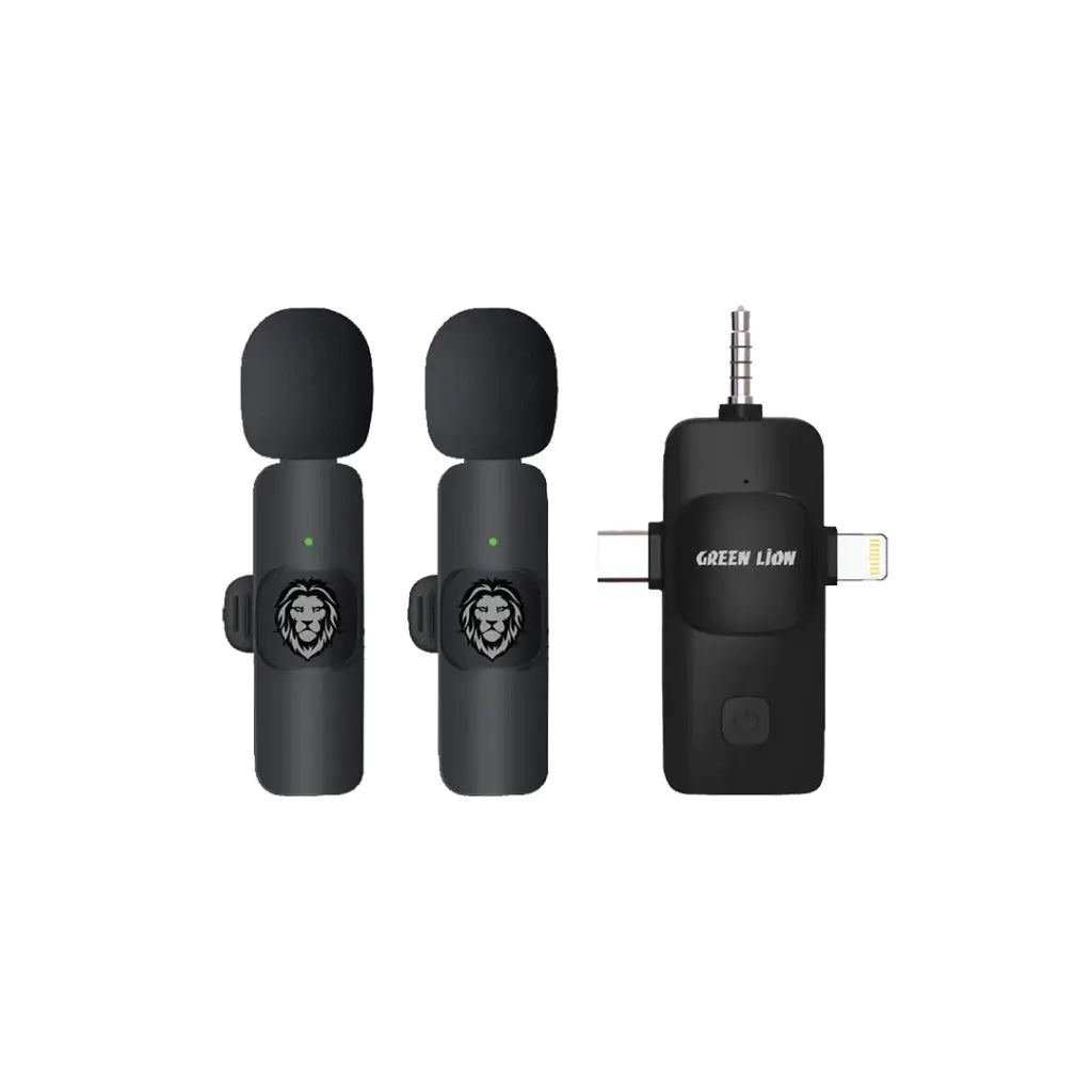 Green Lion 3-In-1 Wireless Microphone