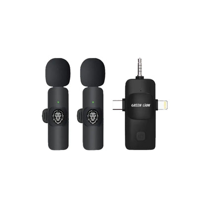 Green Lion 3-In-1 Wireless Microphone