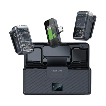 Green Lion GM-90X is a portable wireless condenser microphone