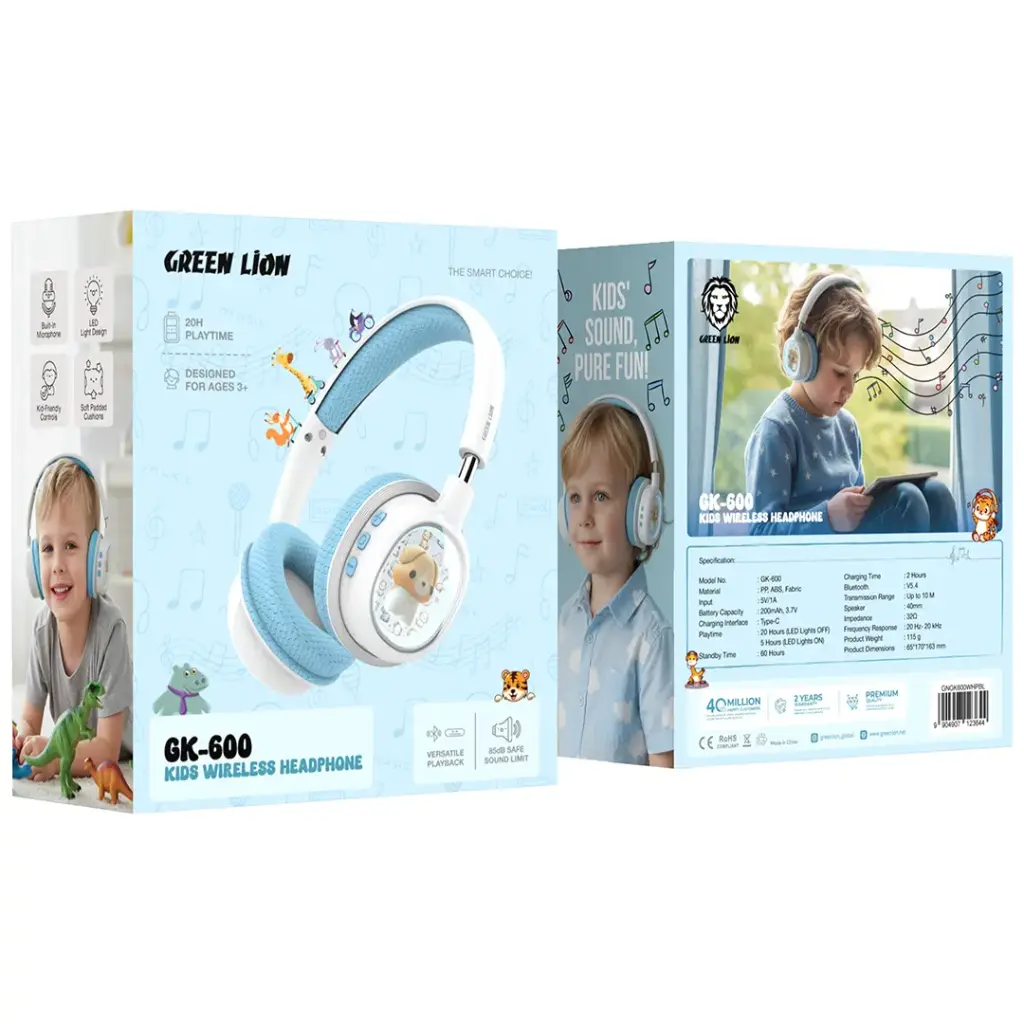 Green Lion GK-600 Kids Headphone
