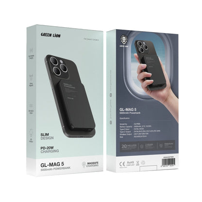 Green Lion GL-MAG 5 5000mAh Magnetic Power Bank
