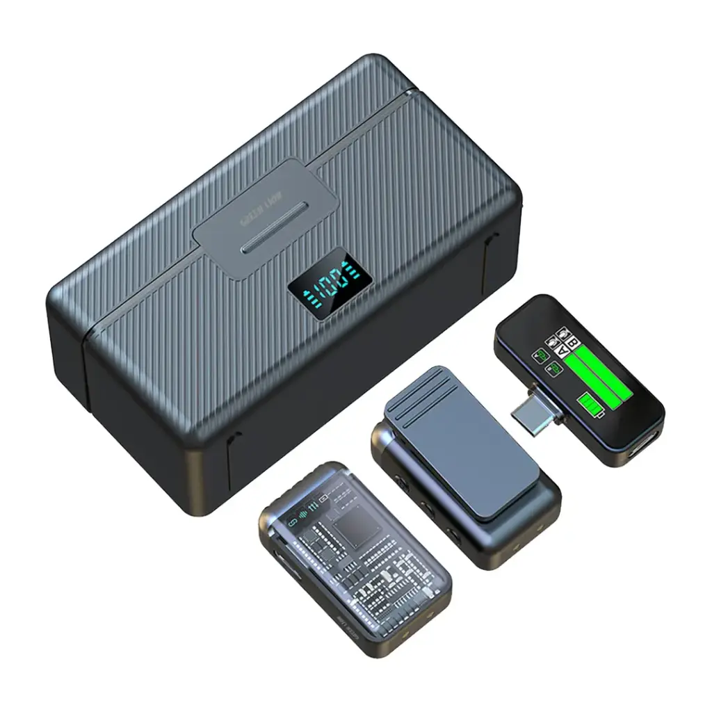 Green Lion GM-90X is a portable wireless condenser microphone