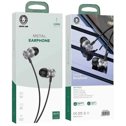 Green Lion Metal Earphone