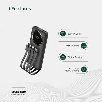 Green Lion Power Pulse 10000mAh Power Bank