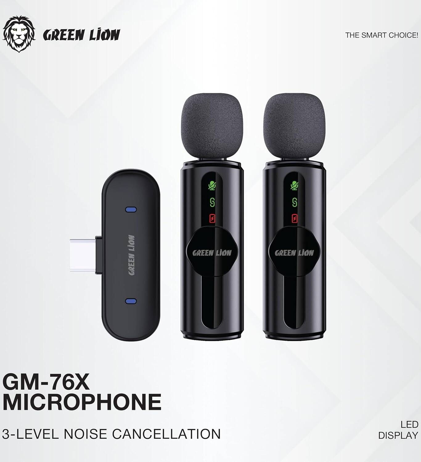 Green Lion GM-76X Microphone 3-In-1