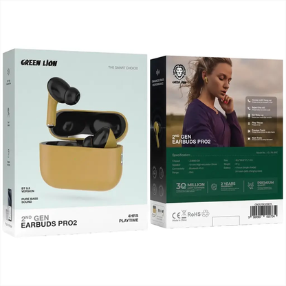 Green Lion 2nd Gen Earbuds Pro 2 with ANC
