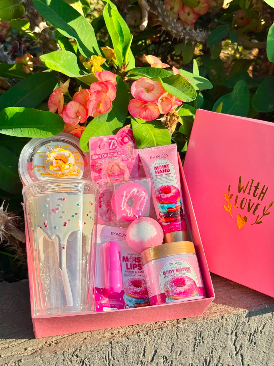 Pink Donut Self-Care Gift Box