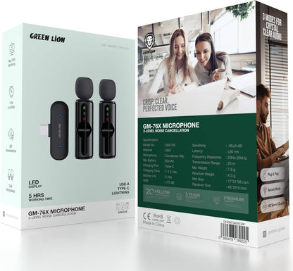 Green Lion GM-76X Microphone 3-In-1