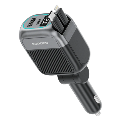 Porodo Spider Multi-Port USB Car Charger