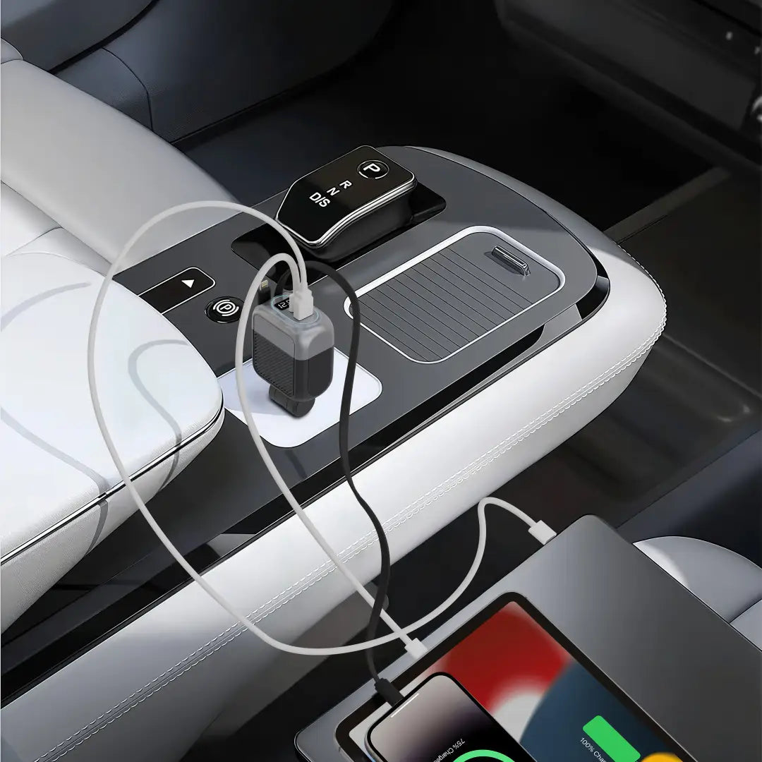 Porodo Spider Multi-Port USB Car Charger