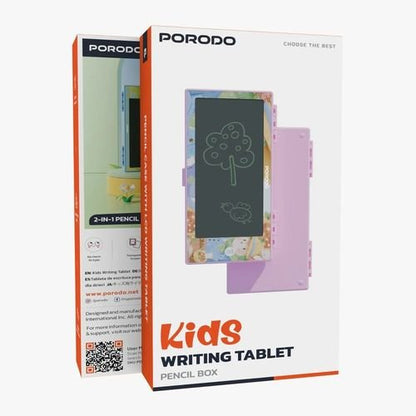 Porodo Kids Writing Tablet Pencil Box