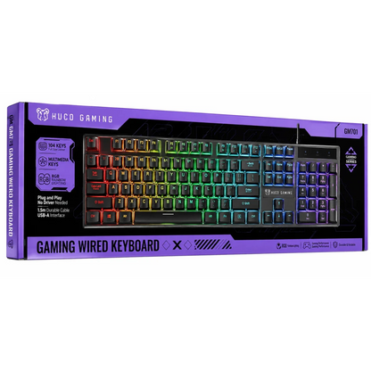 GM701 Wired RGB Gaming Keybored